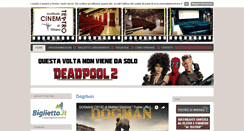 Desktop Screenshot of cinemateatromirano.it